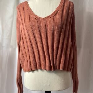 The Pink Box Women’s Large Cropped Sweater
